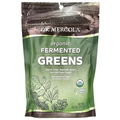 Dr. Mercola, Bio fermentiertes Grün, 9,5 oz (270 g), Ablaufdatum: 02/2027