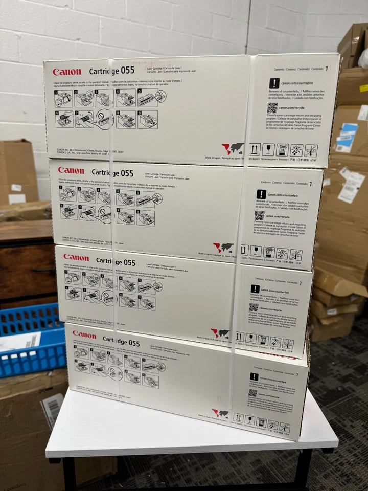 Juego de tóner Canon CRG 055 capacidad estándar negro cian magenta amarillo Foto 3 de 3