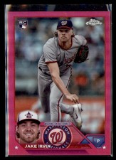 2023 Topps Chrome Update #USC203 Jake Irvin Magenta #/399