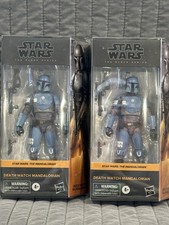 Star Wars Black Series The Mandalorian Death Watch X2 W cases Sealed