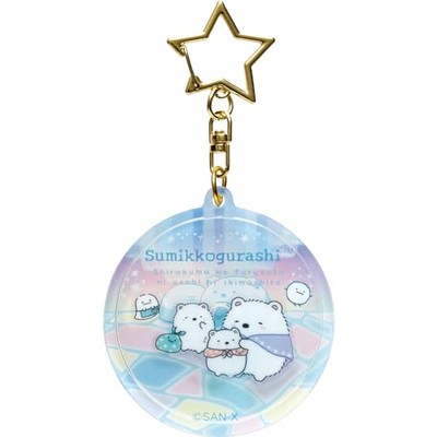 San X Sumiko Gurashi Shakahashaka Crylic Key Holder Shirokuma AB23102 From Japan