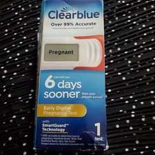 Clearblue Digital Early Weeks Indicator Pregnancy Test EXP. 06/2027 NIB