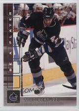 2001-02 ITG Be A Player Memorabilia Todd Bertuzzi #100 0a4