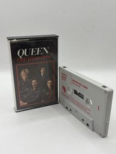 Queen Greatest Hits Cassette Tape Album EMI Compilation Red Text