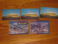 3 MID SOUTH COLISEUM at  MEMPHIS TENNESSEE + 2 NASHVILLE  postcards