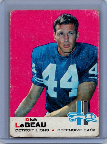 Dick LeBeau #76 1969 Topps card