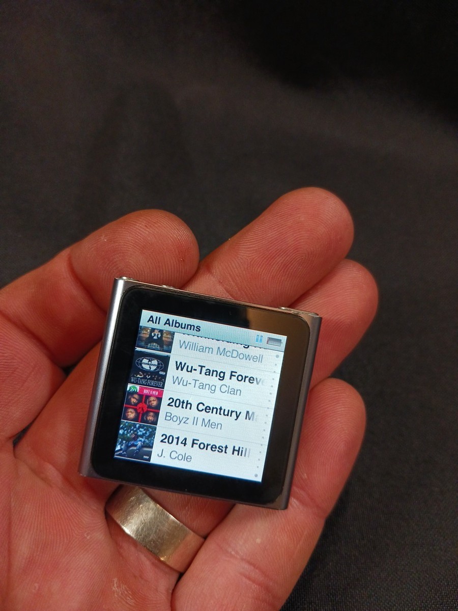 Apple iPod Nano 6th A1366 Gray (8 GB) MP3 Media Player WORKING SEE