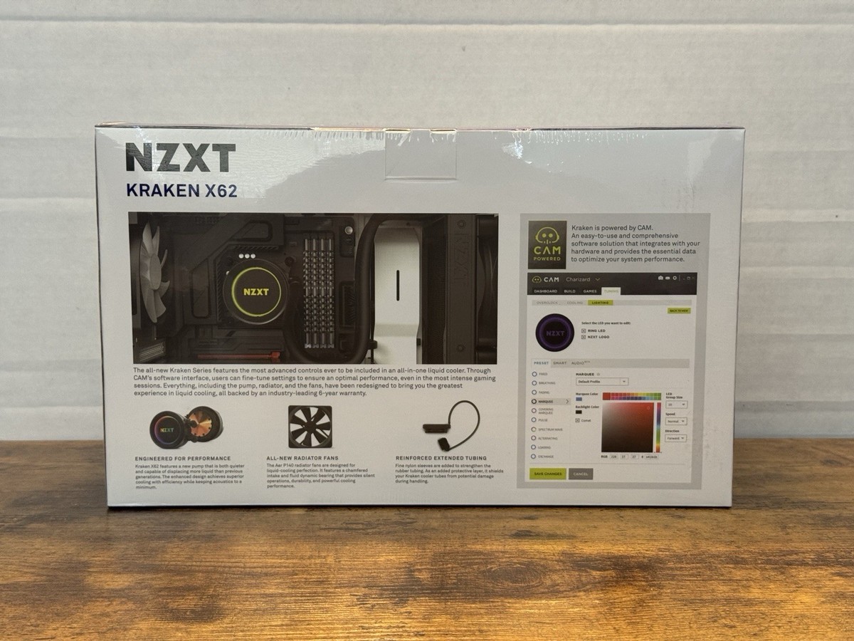 KRAKEN X62【新品未開封】 BRAND NEW NZXT - Kraken X62 280mm RGB LIQUID COOLER | eBay