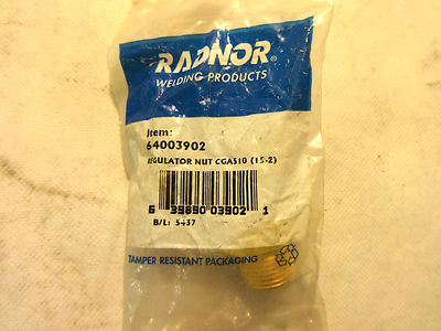 NEW RADNOR CGA510(15-2) REGULATOR NUT P/N 64003902
