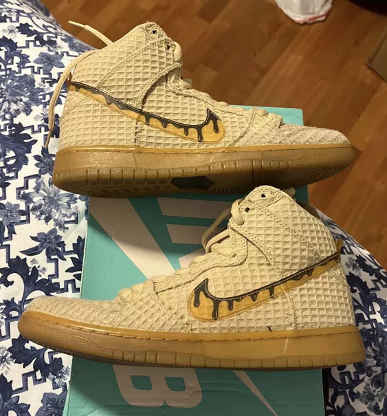 Size 10.5 - Nike SB Dunk High Premium Hemp Waffle 2016 | eBay