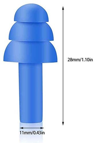 100 Pair Reusable Soft Silicone Ear Plugs Waterproof - Washable Ear Plugs for... - Picture 8 of 9