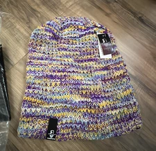 Forbusite Slouch wintwr hat - Red/Black/Gray with black lining