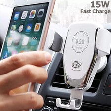 For Apple iPhone 17E 2026 Fast 15W Wireless Charger Air Vent Mount Phone Holder