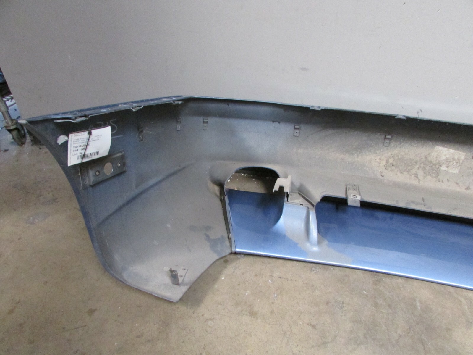 Maserati M138, Rear Bumper Cover, W/O Parking Sensor Holes, P/N 980001069