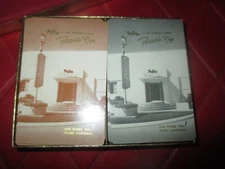 REDISLIP Vintage TWO Pack FAILING PORTABLE RIGS CAFETERIA Playing CARDS- 1960's