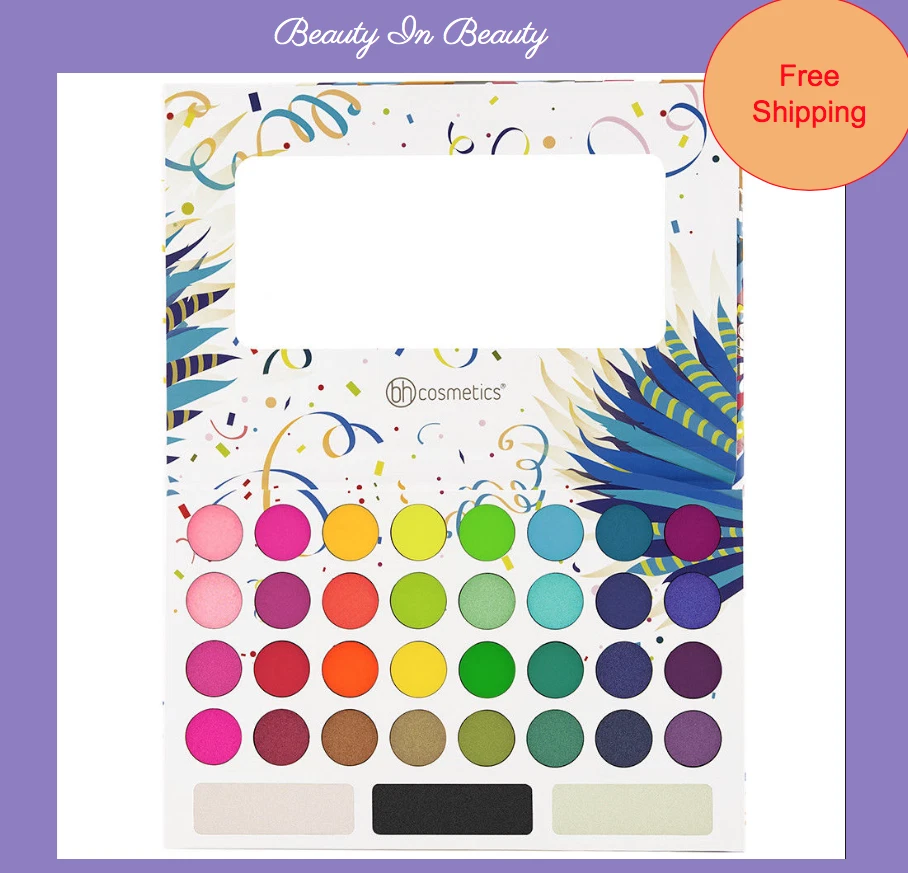NEW BH Cosmetics 35-Color TAKE ME BACK TO BRAZIL EyeShadow Palette   - Image 2 of 4