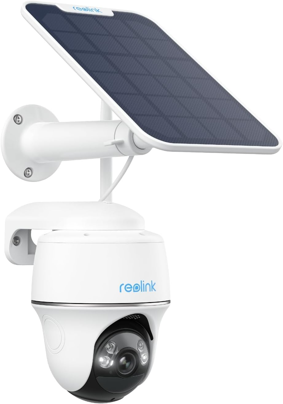 Security Camera Wireless Outdoor, Pan Tilt Solar Powered, 5MP 2K+ Color Night Vi-image