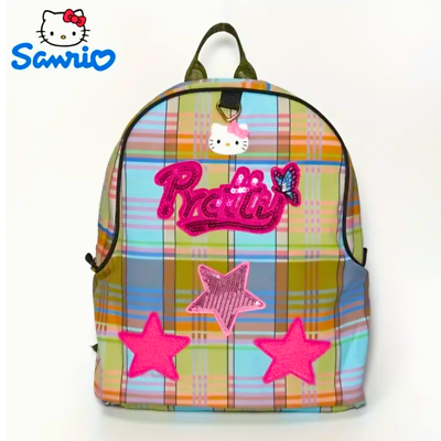 hello kitty patches backpack Dream, Believe, Achieve Patch leopard Hello Kitty print LUNCHBOX Hello Kitty & Friends 9
