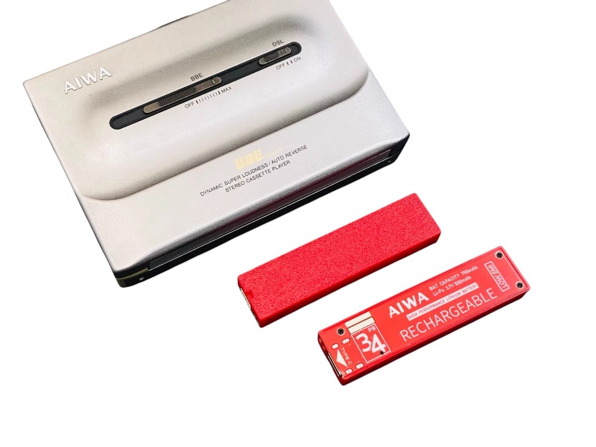 USBC rechargeable Battery PB-3 PB-4 PB-4S For AIWA HS-JX HS-PX HS