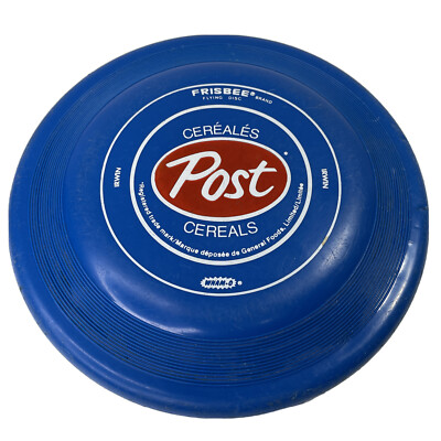 Vintage 1975 Post Cereal French/English Frisbee Flying Disc Irwin Toys Wham-O