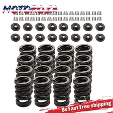 For Chevrolet SBC 327 350 400 Valve Springs Kit 550" w/ Steel Retainers Locks US