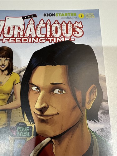 Voracious Feeding Time #1, Kickstarter Exclusive, Very Rare. Signed X 2 - Picture 4 of 12