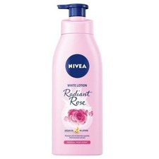 NIVEA WHITE LOTION RADIANT ROSE Sensual Rose Scent 350ml                  -     