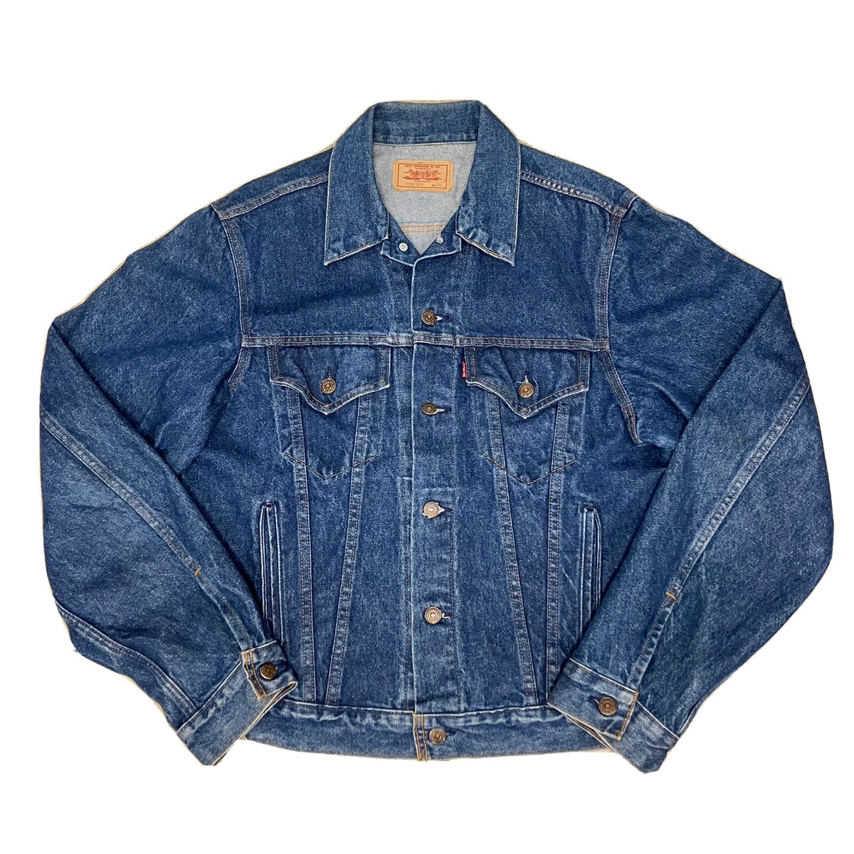 80s Levis Trucker Type III Mens Denim Jacket 71506-0216 USA 80s Levis Trucker Type III Mens Denim Jacket 71506-0216 USA