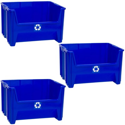 Commercial Industrial Heavy Duty Stackable Openfront Recycling Bin Box Container