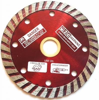 4.5'' Turbo Diamond Saw Blade for Cutting Concrete, Bricks, Stone
