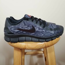 nike free 5.0 v4 mens black