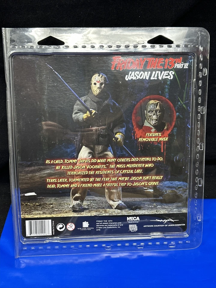 NECA Friday the 13th Part 6 VI Jason Voorhees 8" Figura Retro Vestida NUEVA 2015 Foto 4 de 4