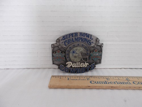 Dallas Cowboys Super Bowl Champions XXVII Siskiyou Belt Buckle - No. 5056 - Picture 4 of 5