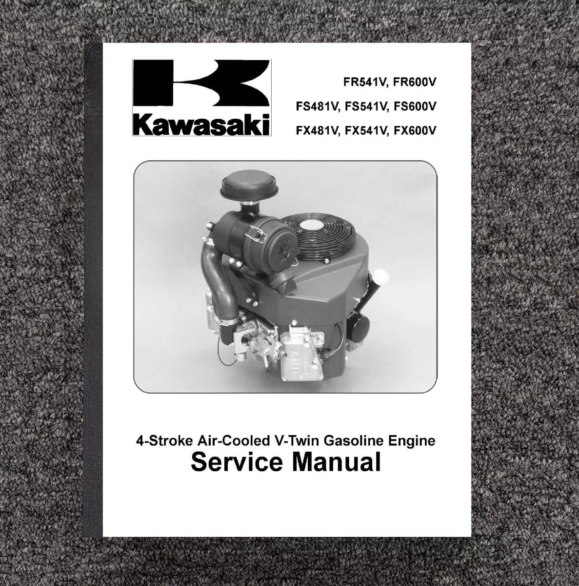 vqsasページ Kawasaki FS481V FS541V FS600V V-TWIN 4-Stroke Engine Repair