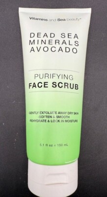VITAMINS AND SEA BEAUTY Exfoliating Face Scrub AVOCADO- 5.1 fl oz
