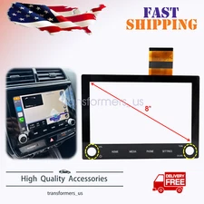 8" Touch-Screen Glass Digitizer Radio 2 Knobs For 2020-2022 Mitsubishi Outlander