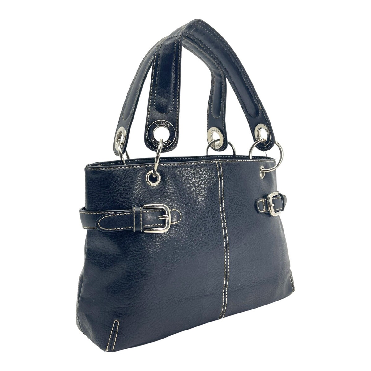 バッグ timbag2 90s shoulder bag y2k archive Vintage 90s Y2K TOMMY HILFIGER Leather Satchel Handbag Shoulder