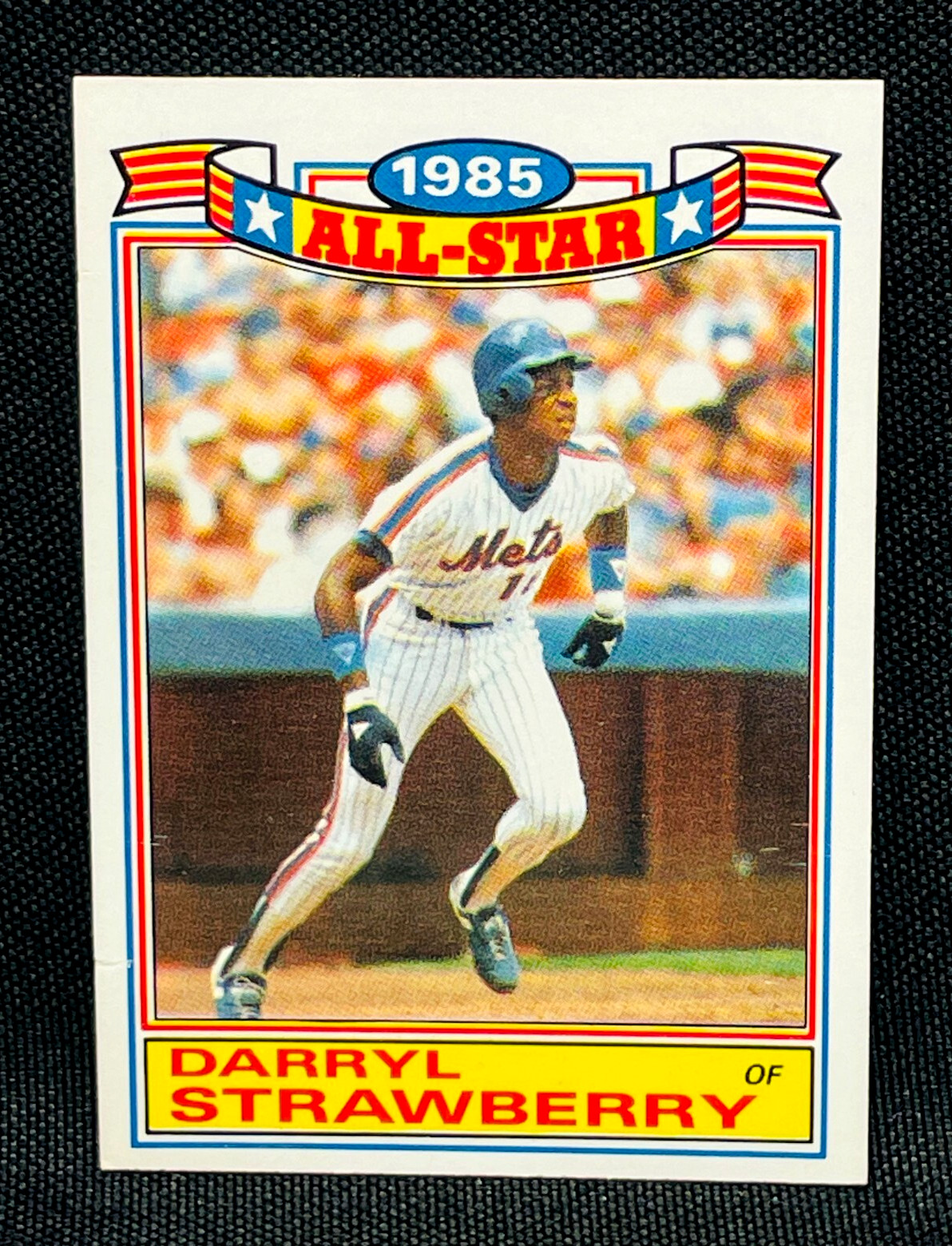 1986 Topps Baseball - DARRYL STRAWBERRY #19 - GLOSSY ALL-STARS - NEW YORK METS