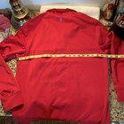 IZOD GOLF WINDBREAKER PERFORM-X HI-TECH FABRIC SIZE S RED AND BLACK 1/4 ZIP NEW — photo 6