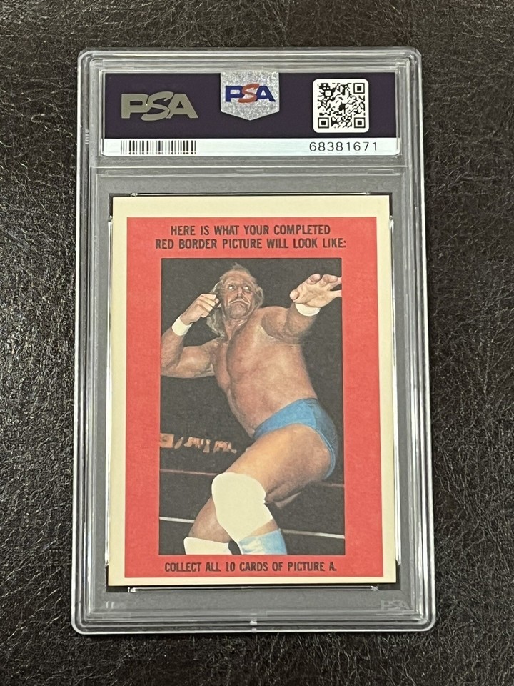 1985 O-Pee-Chee OPC WWF Hulk Hogan Sticker #11 PSA 6 EX-MT Rookie RC ...
