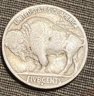 1916-D Buffalo Indian Head Nickel VG Coin Key Date Very Good