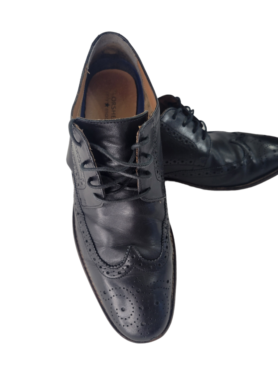 Florsheim Ruvo 11588-001 Mens Black Leather Rucci Wingtip  display picture 1