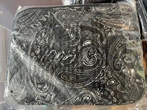 Housse pour ordinateur portable Vera Bradley fermeture éclair coton matelassé 14 x 10,75 Stella Paisley - Photo 4/4