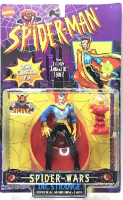 Spider-Man Animated Series Dr Strange Mystrical Morphing Cape ToyBiz Spider Wars