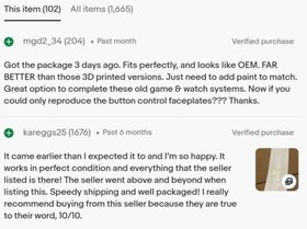 Game & Watch BATTERY DOOR Best Quality Not 3D printed CUSTOM Cover Made to Order