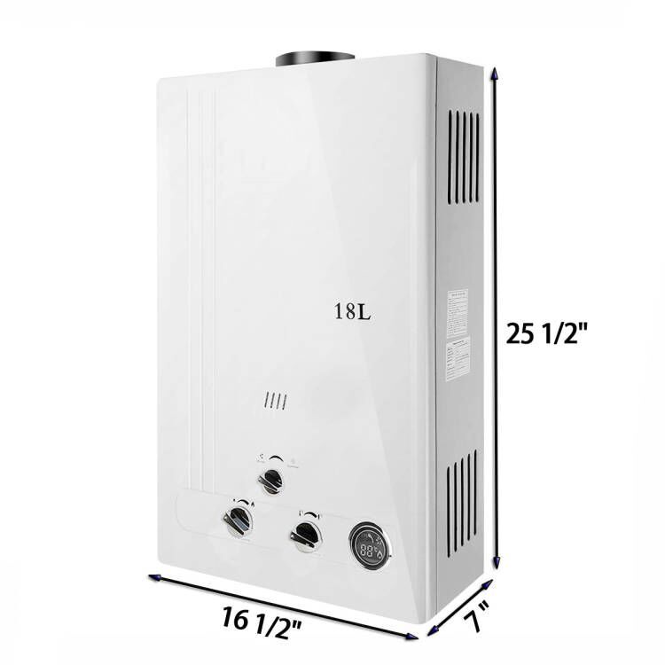 18L 5GPM Tankless LPG Liquid Propane Gas Hot Water Heater On-Demand Water  Boiler 709445508569 | eBay