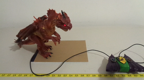 Jasman Dragon Electronic Toy Growling Sounds Walking Glowing Eyes - Video 1 of 1
