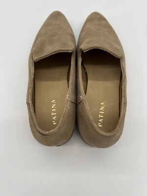 Patina Portland  Tan‎ Suede Slip-On Loafers women size 7.5 Patina by Portland Leather Slip-On Loafers Women main image 4
