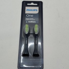 NEW Philips One By Sonicare - 2 Brush Heads - Midnight - BH1022/04
