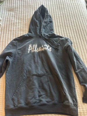 AllSaints Charcoal Grey Men s Hoodie Size Medium